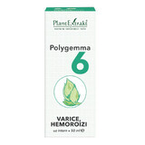 Polygemma 6 Veines variqueuses et hémorroïdes, 50 ml, Extraits de plantes