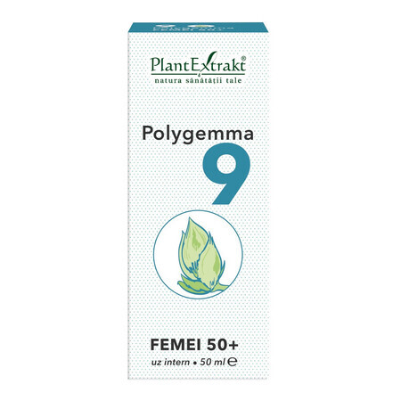 Polygemma 9, vrouwen 50+, 50 ml, Plantenextrakt