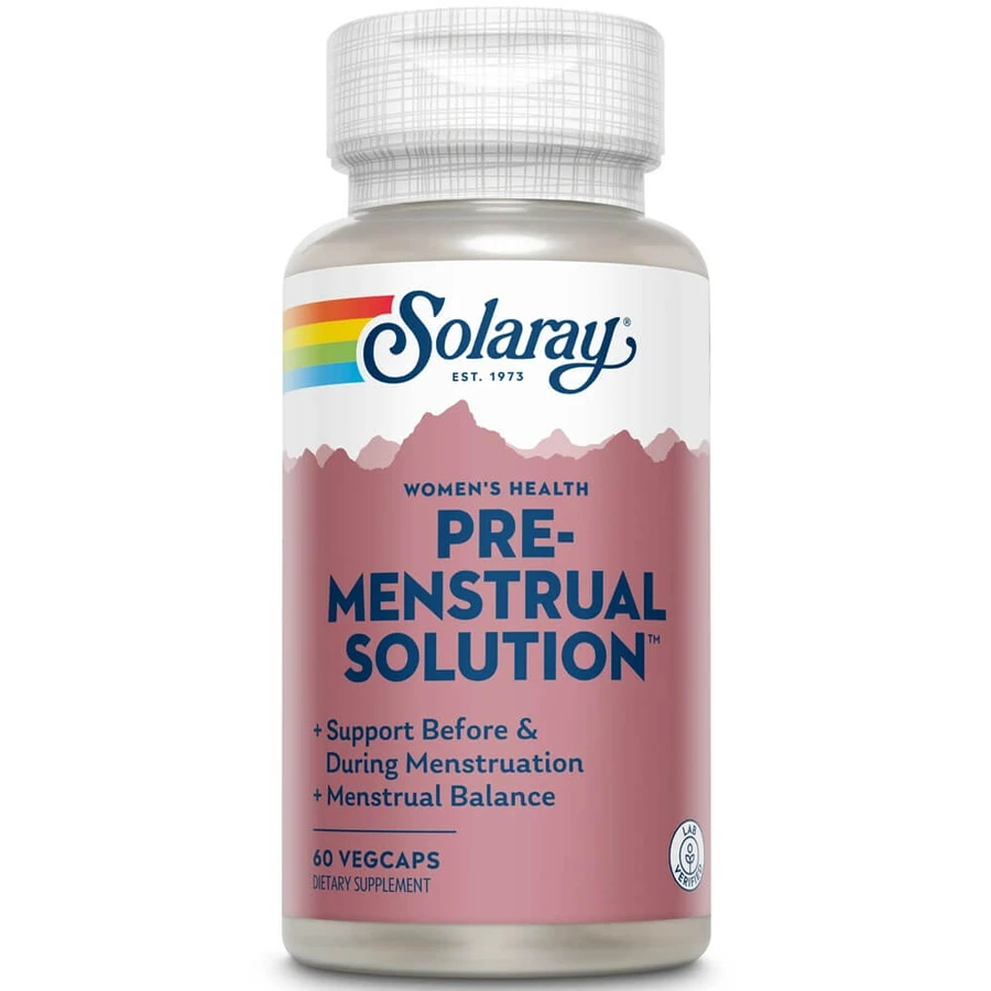 Solaray Prämenstruelle Lösung, 60 Kapseln, Secom
