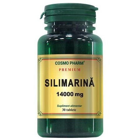 Premium Silymarin, 1400 mg, 30 comprimés, Cosmopharm