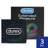 Prezervative Extended Pleasure, 3 stuks, Durex