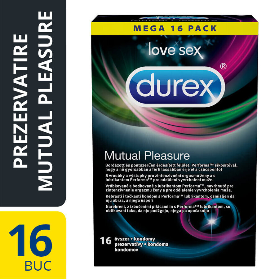 Condooms Mutual Pleasure, 16 stuks, Durex