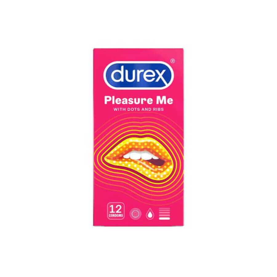 Prezervative Pleasure Me, 12 bucati, Durex