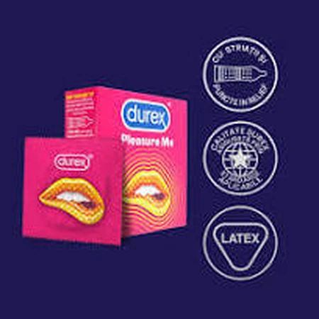 Condoom Pleasure Me, 3 stuks, Durex