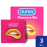 Préservatif Pleasure Me, 3 pièces, Durex