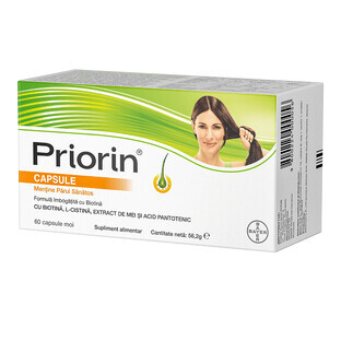 Priorin maintient des cheveux sains, 60 capsules, Bayer