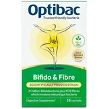 Probiotikum mit Bifidobakterien und Ballaststoffen, 10 Portionsbeutel, OptiBac