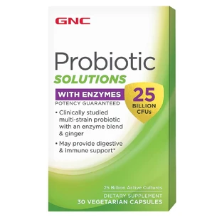 Probiotische Solutions mit Enzymen, 30 Kapseln, GNC