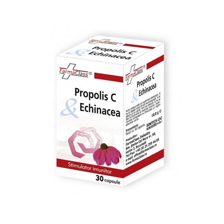 Propolis C avec Echinacea, 30 gélules, FarmaClass