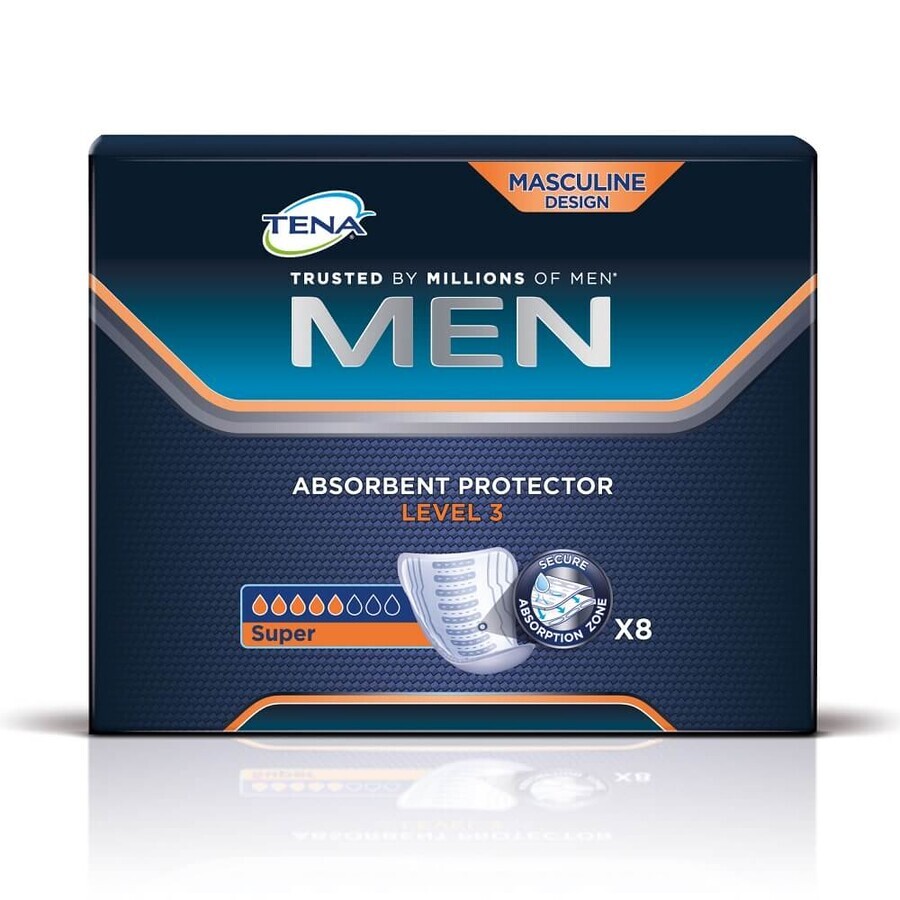 Absorbent protection Men Super Level 3 (750856), 8 pieces, Tena