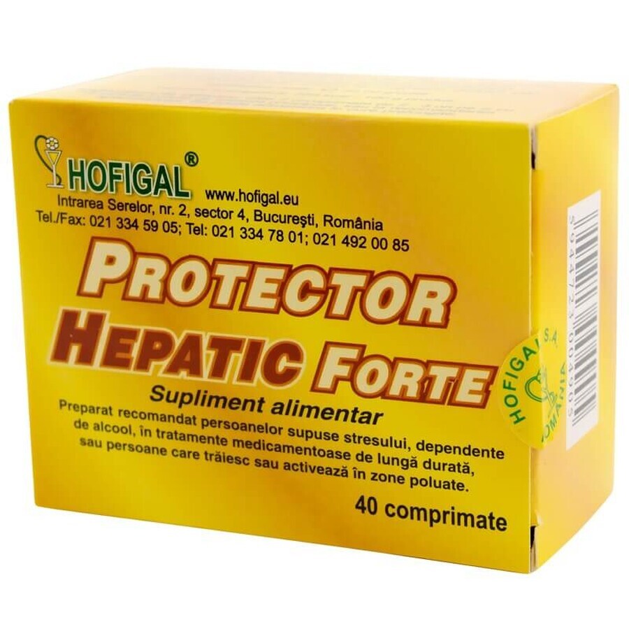 Hepatic Protector Forte, 40 tabletten, Hofigal