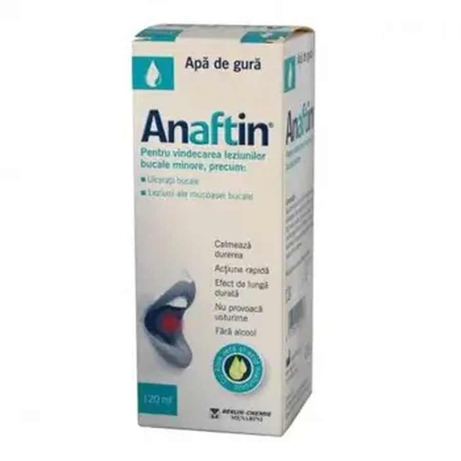 Anaftin colutorio, 120 ml, Sinclair Pharma