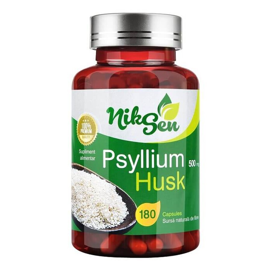 Psyllium Husk, 180 gélules, Niksen