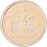 Poudre compacte 001 Stay Matte, 14 g, Rimmel London