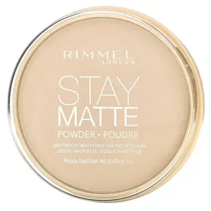 Rimmel Cipria Compatta Stay Matte Colore 003 Peach Glow 14 g