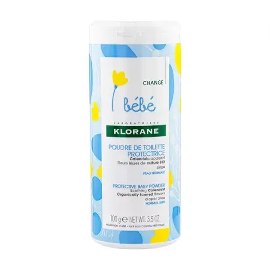 Beschermend babypoeder, 100 g, Klorane Baby