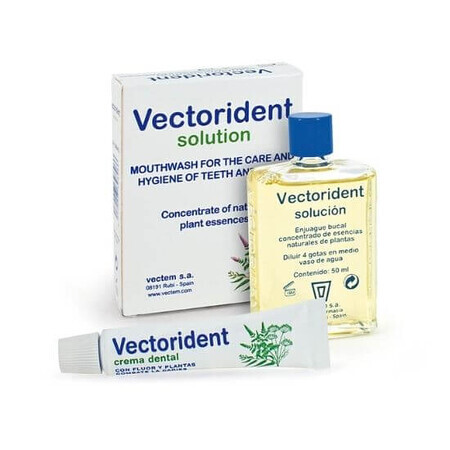 Vectorident geconcentreerd mondwater met kruidenextract, 50 ml, Vectem