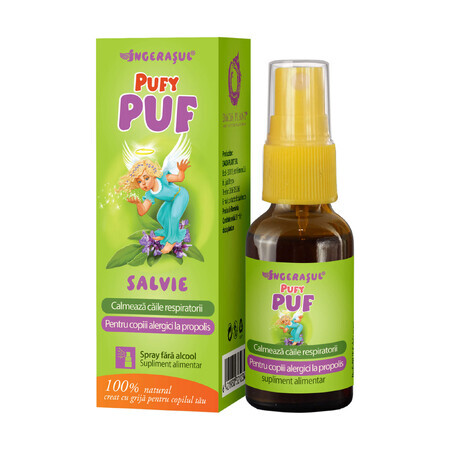 PufyPUF avec spray à la sauge, 20 ml, Dacia Plant