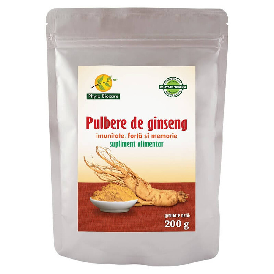 Ginseng poeder, 200 g, Phyto Biocare