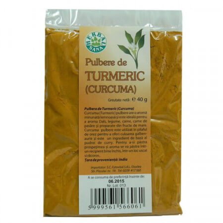 Curcuma en poudre, 40 g, Herbavit