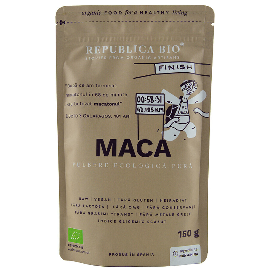 Maca bio en poudre, 150 g, Republica Bio