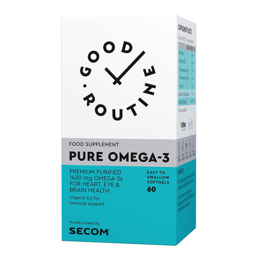 Puur Omega-3 Goed Routine, 60 capsules, Secom
