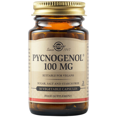 Pycnogenol 100 mg, 30 capsules, Solgar