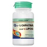 Q10+L-Carnitine and Lipoic Acid, 30 capsules, Cosmopharm