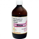 Mouthwash with silver and colloidal copper AquaNano Bios, 500 ml, Sc Aghoras Invent