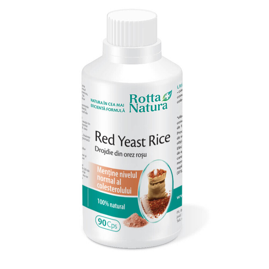 Levure de riz rouge 635 mg, 90 gélules, Rotta Natura Évaluations