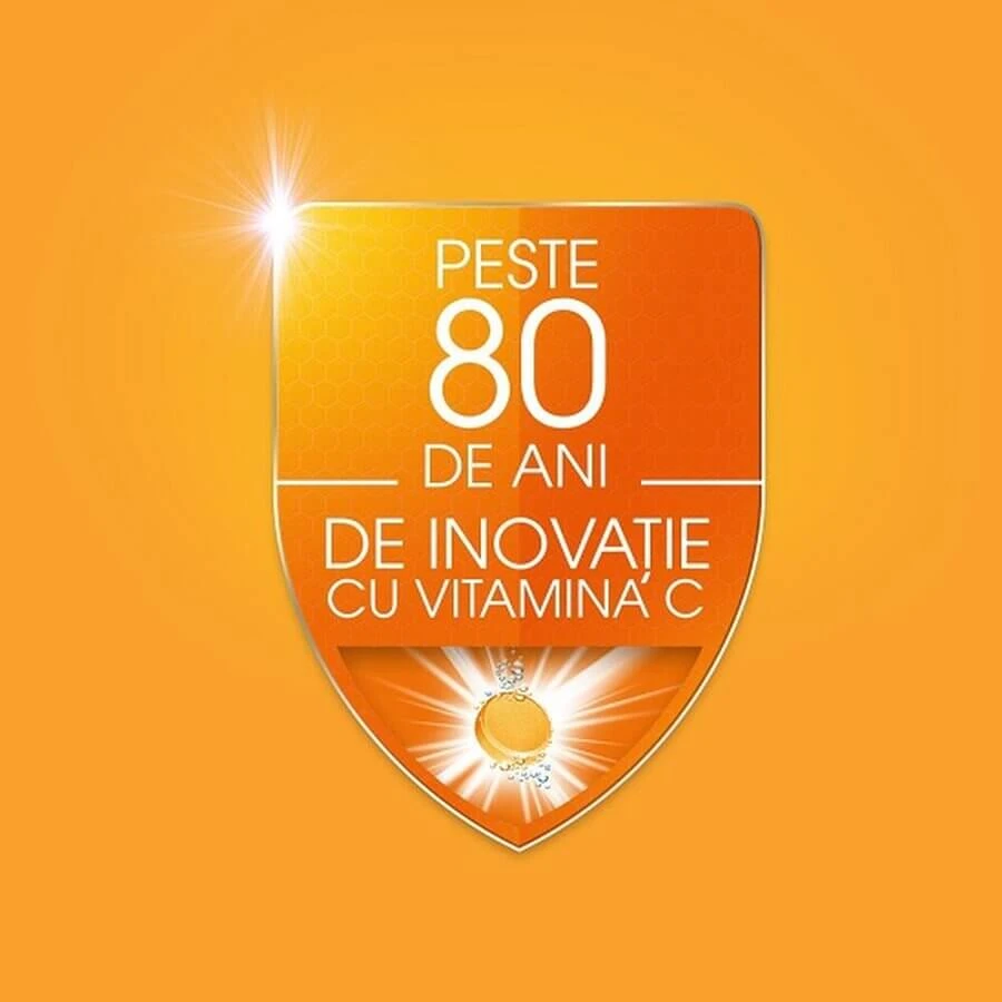 Redoxon Triple Action, vitamines voor geavanceerde ondersteuning van het immuunsysteem, 10 tabletten, Bayer