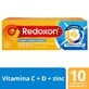 Redoxon Triple Action, vitaminen voor geavanceerde immuniteitsondersteuning, 10 tabletten, Bayer