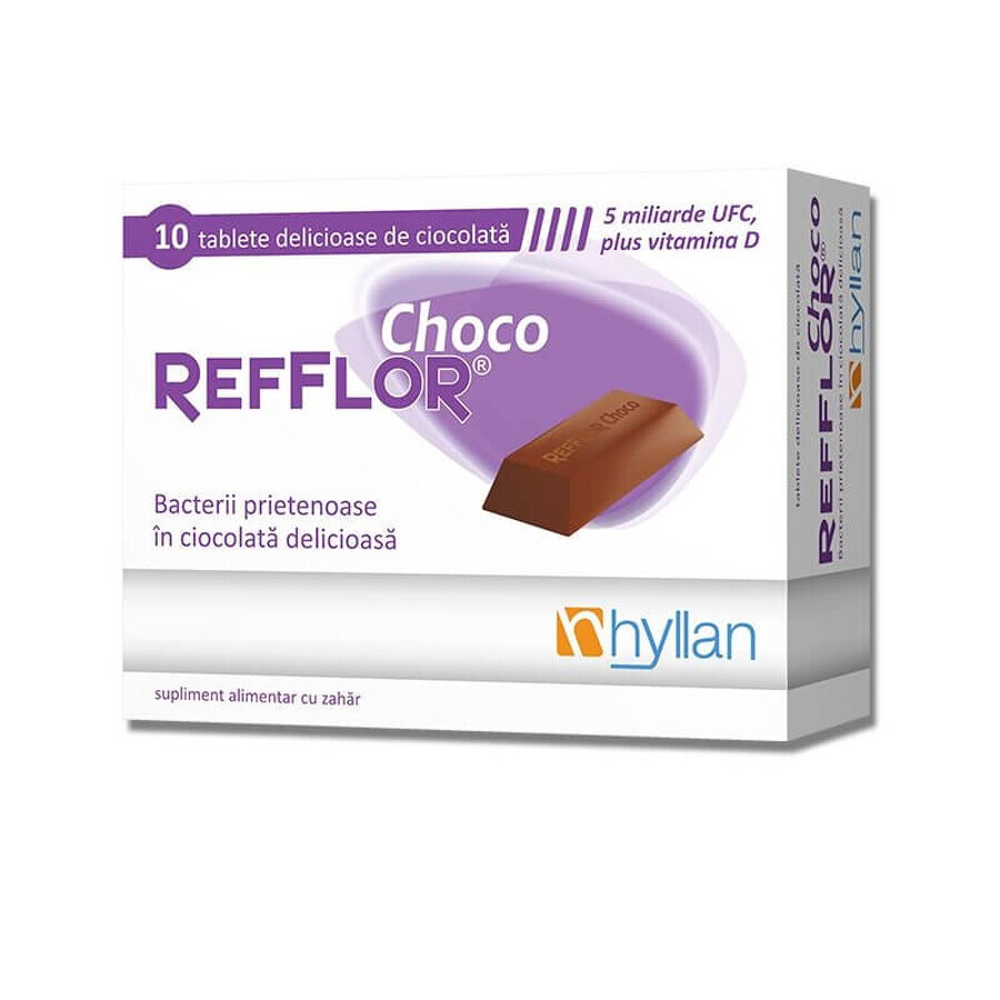 Refflor Choco, 10 comprimés, Hyllan