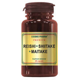 Reishi + Shiitake + Maitake, 60 capsules, Cosmopharm