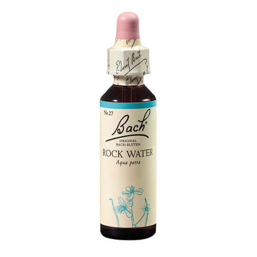 Remediu floral picaturi apa de izvor Rock Water Original Bach, 20 ml, Rescue Remedy