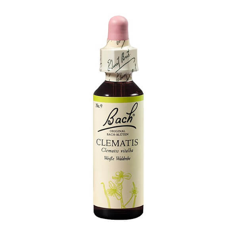 Flower Remedy Clematis Original Bachblüten, 20 ml, Rescue Remedy