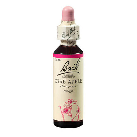 Crab Apple Original Bach Floral Remedy gocce, 20 ml, Rescue Remedy