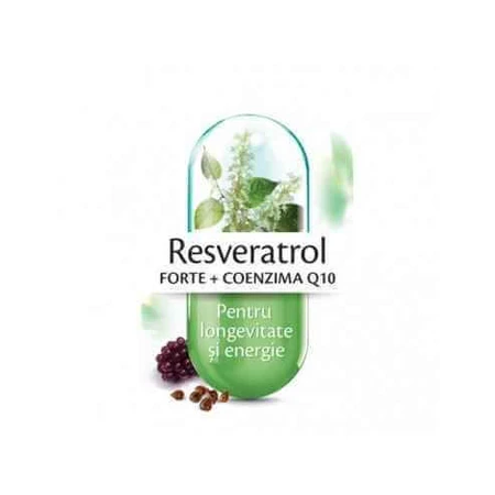 Resveratrol Forte + Coenzima Q10, 30 cápsulas, Rotta Natura
