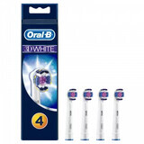 Elektrischer Zahnbürstenhalter Braun 3D White, 4 Stück, Oral-B