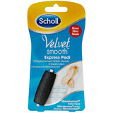 Recharges de piles électriques Velvet Smooth Express Pedi, 2 pièces, Scholl