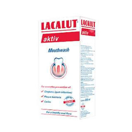 Mondwater Lacalut Aktiv, 300 ml, Theiss Naturwaren