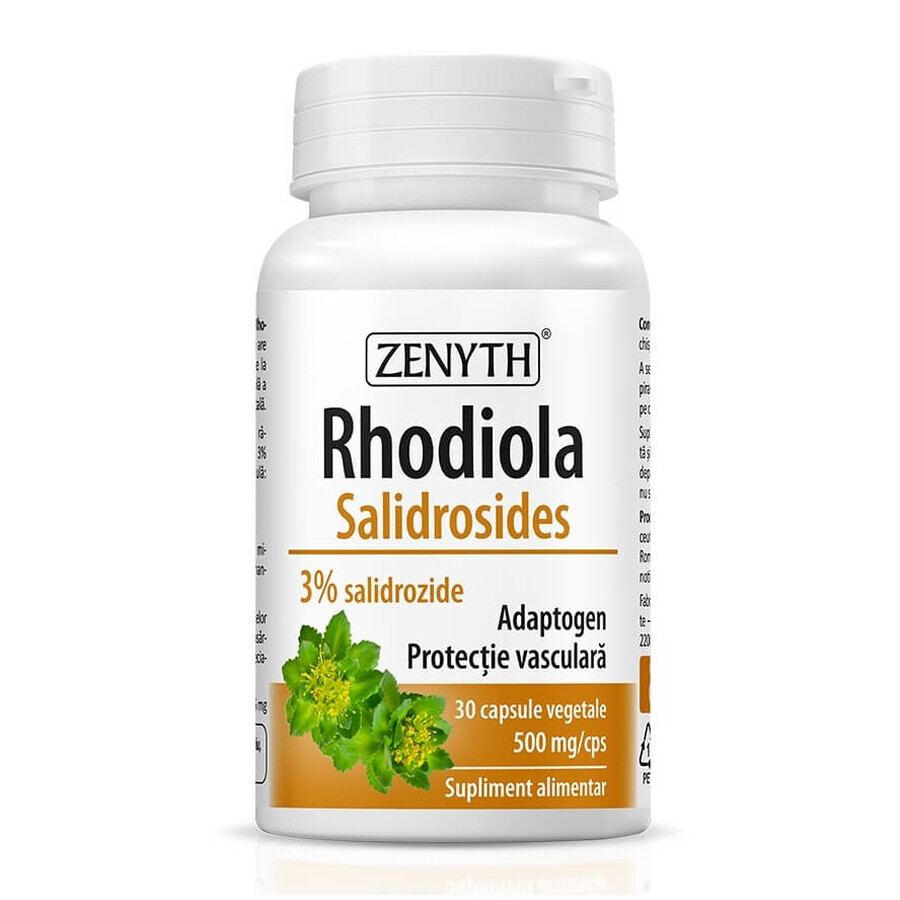 Rhodiola Salidrosides, 30 gélules végétales, Zenyth