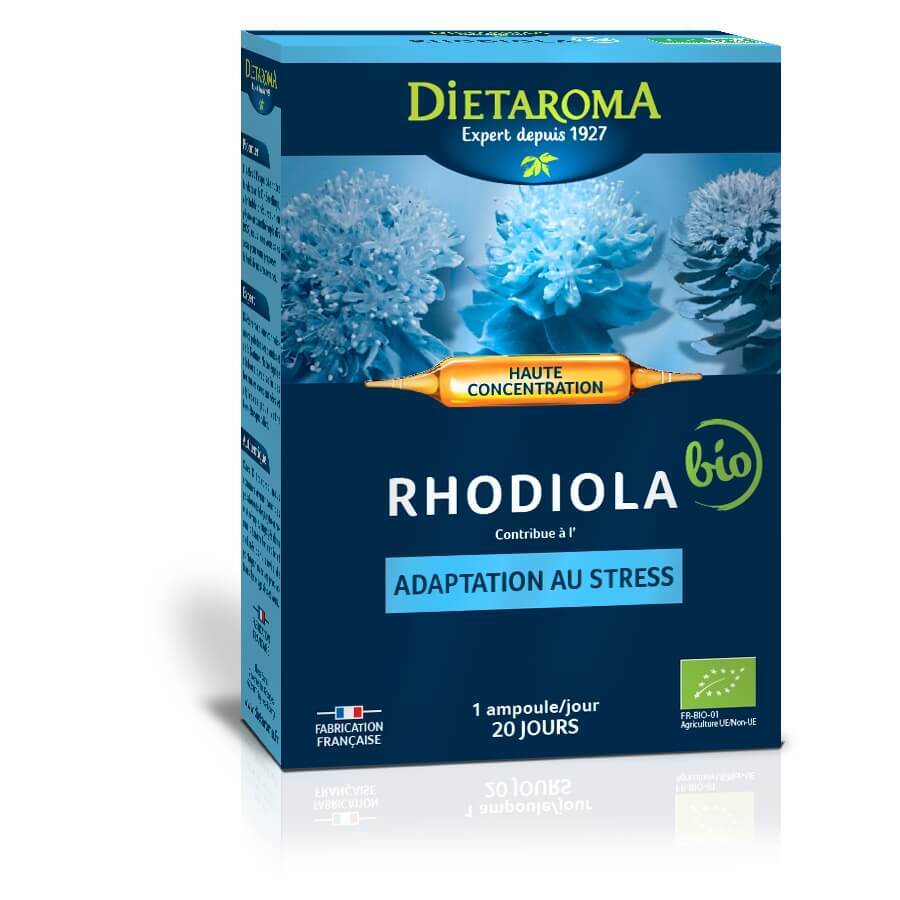 Rhodiola, 20 flacons x 10ml, Laboratoires Dietaroma