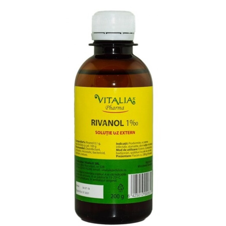 Rivanol 0,1%, 200 g, Vitalia