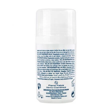 Hydrosis Control anti-perspirant roll-on, 40 ml, Ducray