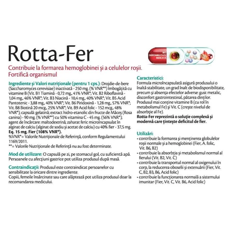 Rotta-Eisen, 30 Kapseln, Rotta Natura