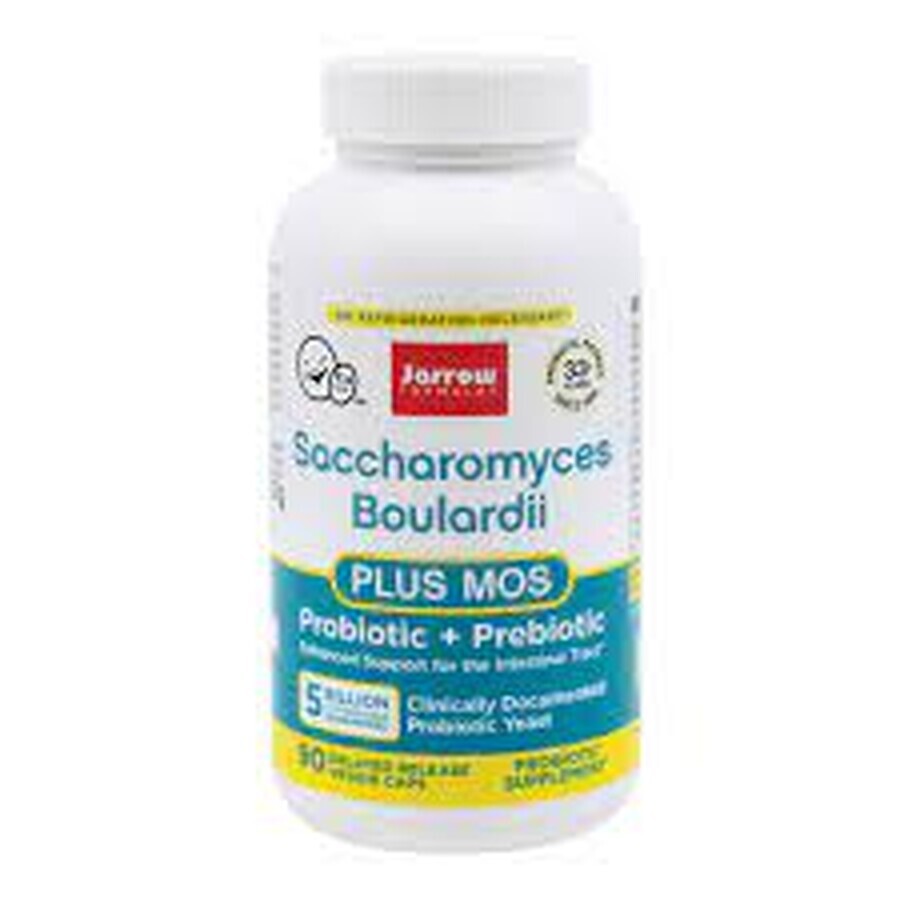 Saccharomyces Boulardii Mos Jarrow Formulas, 90 gélules, Secom