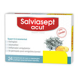 Salviasept Acuut suikervrij, 24 tabletten, Natur Produkt