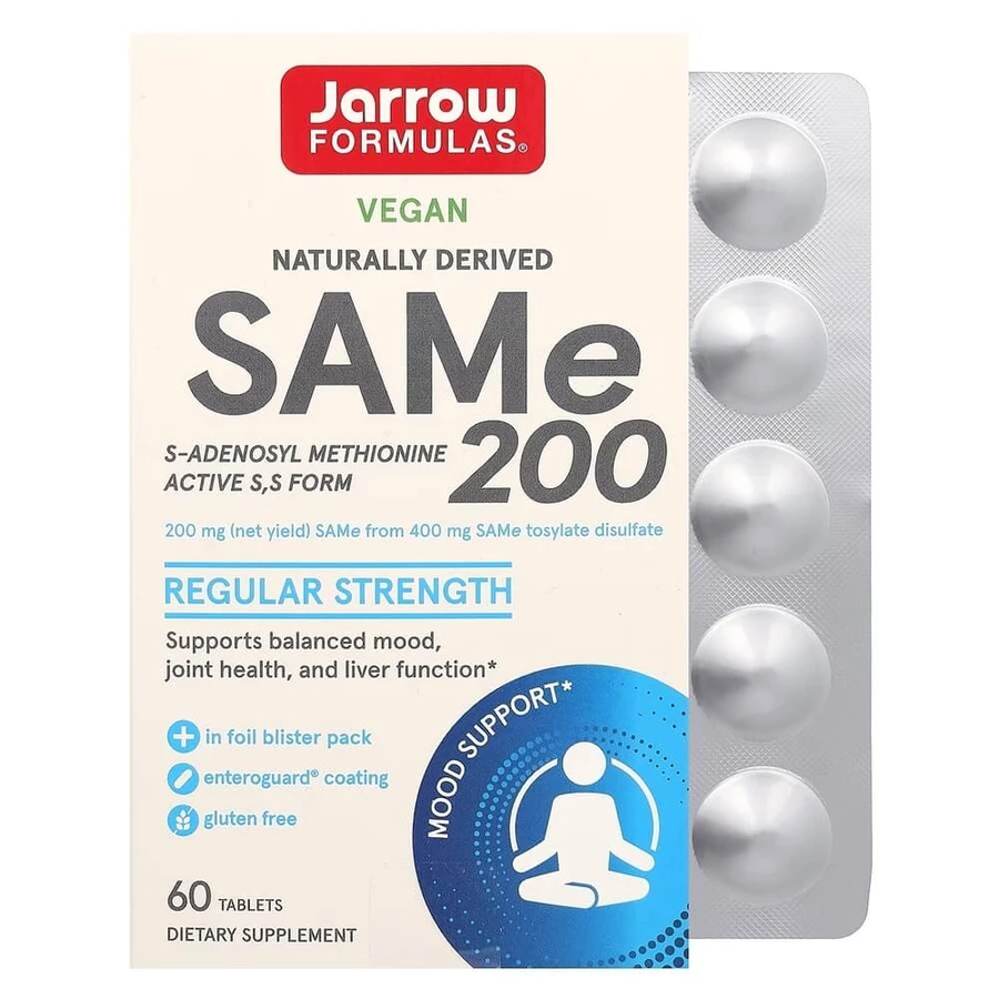 Sam-e volle potentie 200mg Jarrow Formulas, 60 tabletten, Secom