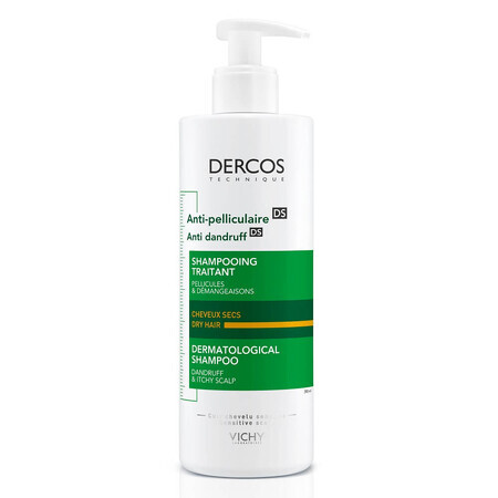 Vichy Dercos anti-roos shampoo voor droog haar, 390 ml